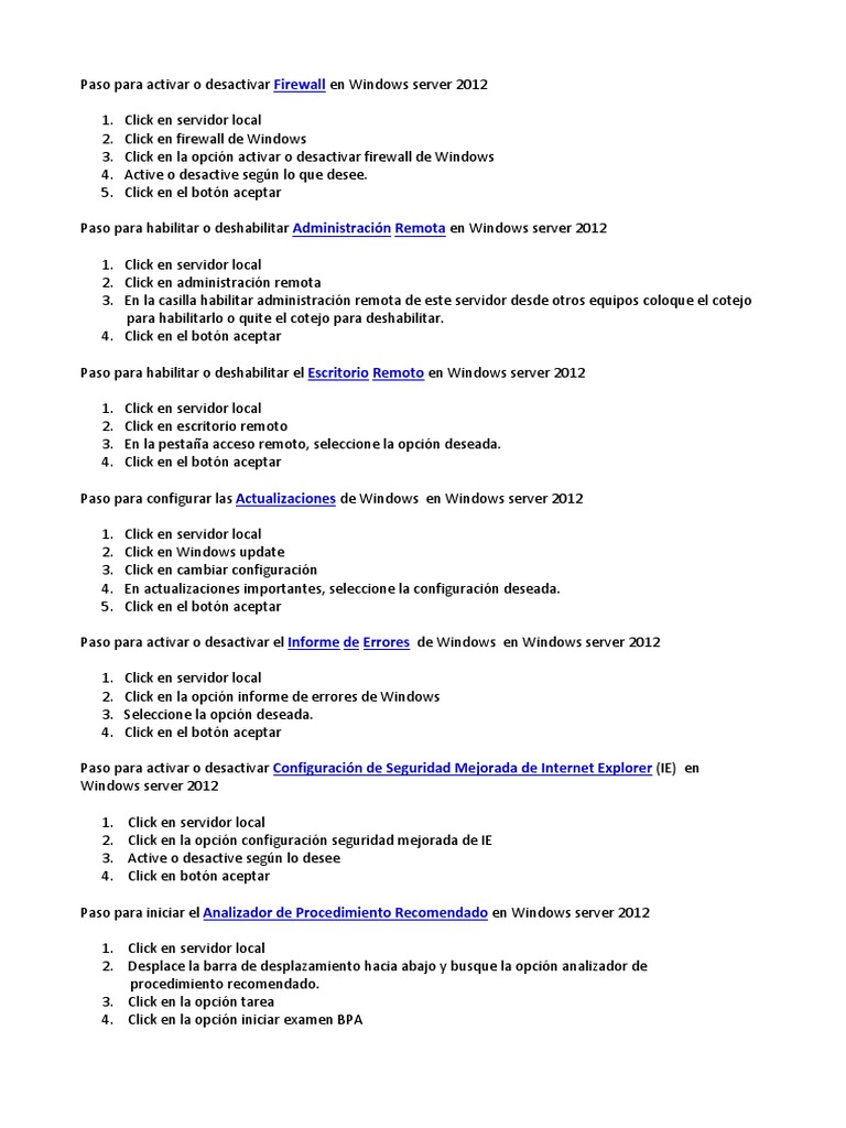 Guía para Configurar Windows Server 2012 | PDF | Directorio Activo ...