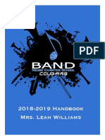 Band Handbook 2018