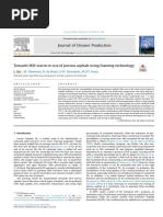 Journal of Cleaner Production: Towards 90% Warm Re-Use of Porous Asphalt Using Foaming Technology