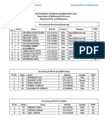 Integrated M.Sc. in Mathematics PDF