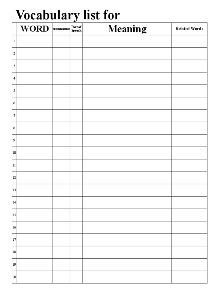 Jigsaw Vocabulary Activity PDF