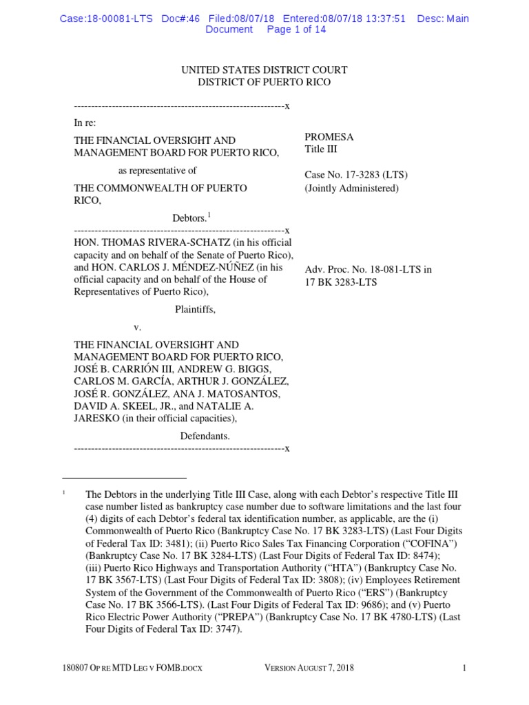 Opinion and Order (18-81) | PDF | Federal Rules Of Civil Procedure ...