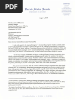 Sen. Lee Letter on Possible T-Mobile/Sprint Merger