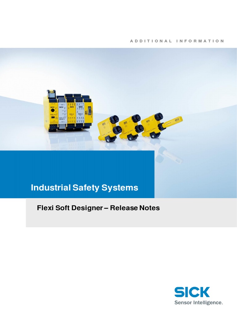 Industrial Safety Systems Flexi Soft Designer Release Notes PDF