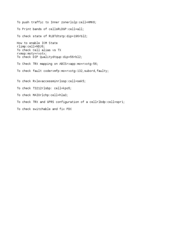 Cell Configuration and Diagnostics Guide | PDF