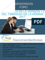 Foro Novedades de La Version 1.2 Del Timbrado de La Nomina 2017