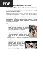 Tipos de Danzas y Bailes Folclóricos mexicanos
