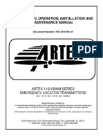 Description, Operation, Installation and Maintenance Manual: Artex 110/100Hm Series Emergency Locator Transmitters