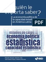 La economía Política de la capacidad estadística en América Latina