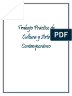 Trabajo de Cultura y Arte Contemporáneo.