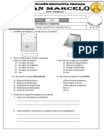 Evaluacion 1er Grado Primaria II Bimestre