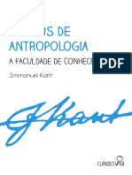 Kant - Cursos de Antropologia