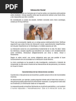 Caracteristivas de La Interaccion Social