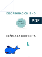 Discriminación B - D