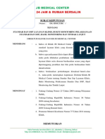 SK Standar Dan Sop Layanan Klinis, Bukti Monitoring Pelaksanaan Standar Dan Sop, Hasil Monitoring Dan Tindak Lanjut