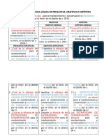 Matriz de Consistencia Lógica y Cuadro de Variables de Isabel Arquitectura