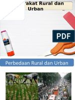 Masyarakat Rural Urban