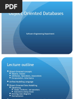 Object Oriented Databases: Software Engineering Department