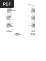 Cash Flow Excel Sheet