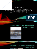 DUW 1012 Occupational Safety and Health 1
