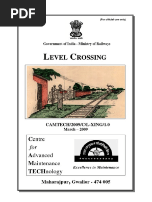 Handbook On Level Crossing 1 Pdf Rail Transport Road