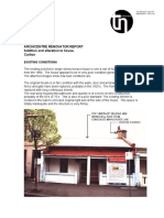 Archicentre Renovator Report Addition and Alteration To House, Carlton