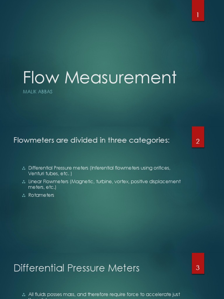 Flow Measurement PDF Flow Measurement Fluid Dynamics