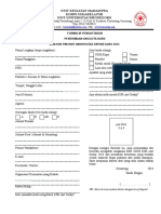 Formulir Pendaftaran KSR 2014