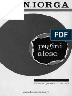 Iorga. Pagini Alese