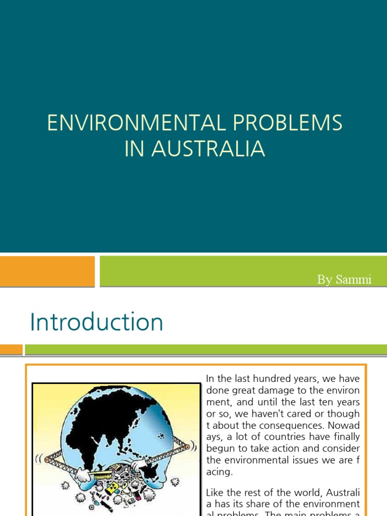 Environmental Problems in Australia PDF Deforestation Pollution