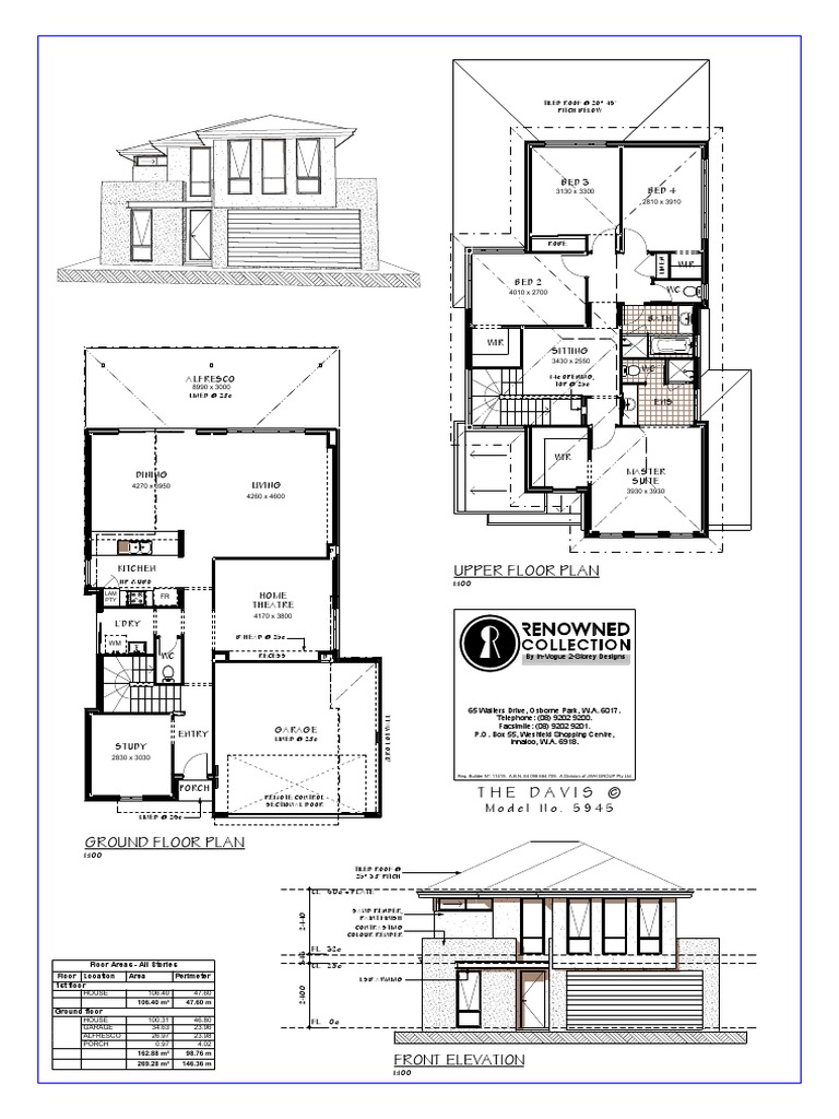 Upper Floor Plan: Bed 3 Bed 4 | PDF | Local Government Areas Of ...