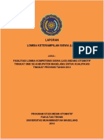 Laporan LKS Otomotif 2014 PDF