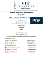 Pollution and Its Forms: Report On