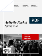 Spring 2018 Activity Packet