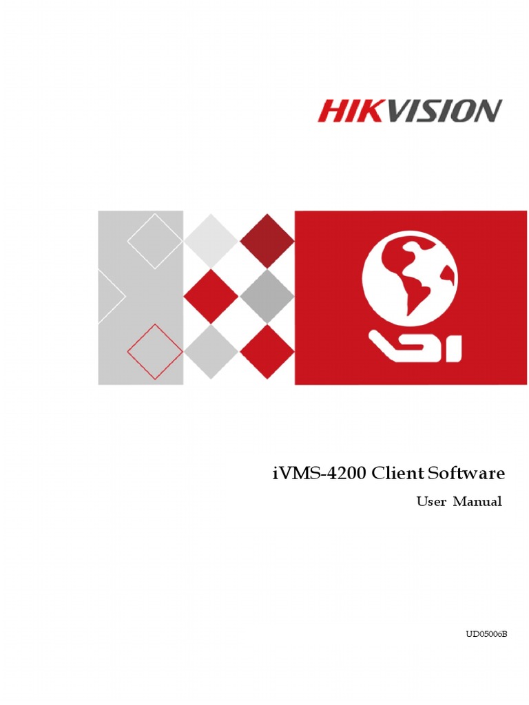 User Manual of IVMS4200 V2.6.1 PDF Access Control Password