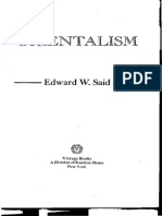 Said Orientalism PDF