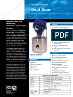 Spec Sheet Ovalgear Flowmeter PDF