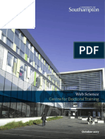 Web Science Centre For Doctoral Training 2017-2018 Research Booklet