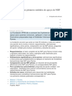 IFRS Publica Tres Primeros Módulos de Apoyo de NIIF Para Pymes