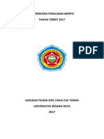 Sistematika Penulisan Skripsi Teknik Sipil