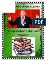 PENSAMIENTOS SUBLIMES TOMO 3 - POEMAS