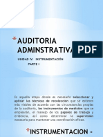 Auditoria Adminstrativa IV