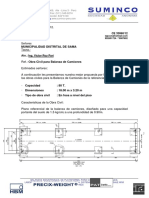 CE 33060 MUNICIPALIDAD DISTRITAL DE SAMA OBRA CIVIL PARA BALANZA DE CAMIONES DE 80 TON. 18.00 M. X 3.20 M PDF