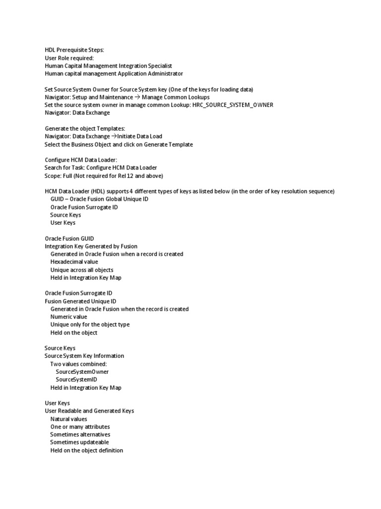 HCM Data Loader Configuration Guide | PDF | Oracle Database | Web Service