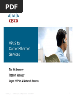 Cisco - VPLS For Carrier Ethernet Services PDF