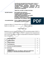 Proyecto de resolución de la Acción de inconstitucionalidad 15/2017