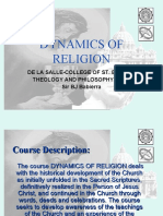Dynamics of Religion: de La Salle-College of St. Benilde Theology and Philosophy Area Sir BJ Babierra