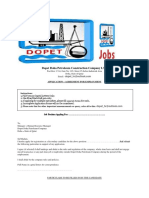 Dopet Doha Petroleum Construction Company Application Form