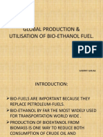 Ethanol As Bio-Fuel