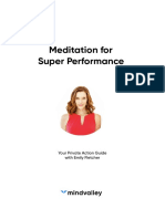 Meditation for Super Performance Masterclass by Emily Fletcher Workbook Update